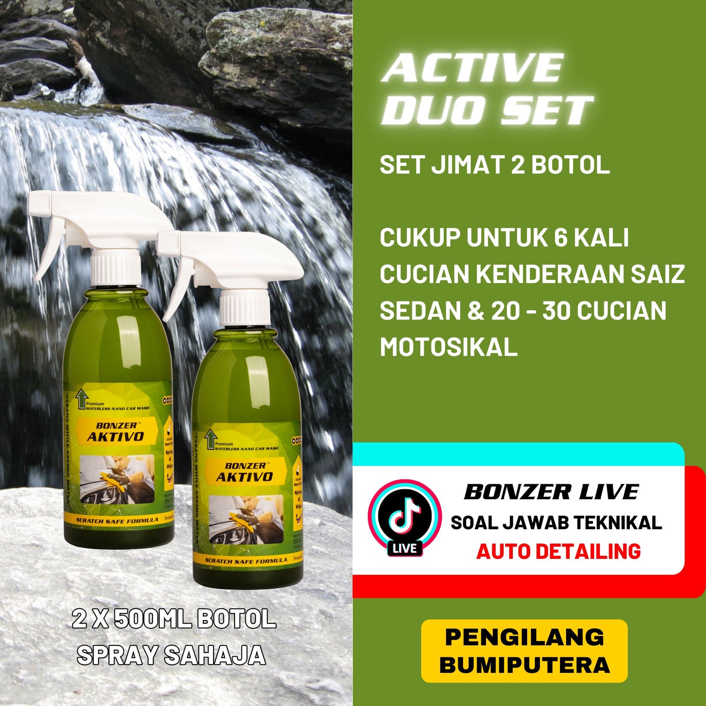 BONZER AKTIVO - 500ml - Bonzer Coating